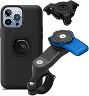 Quad Lock Motorcycle Handlebar Phone Mount Kit with Vibration Dampener and iPhone 13 Pro Max MAG Case
