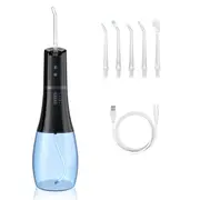 Oral Irrigator Electric Water Flosser Jet Stain Remover USB Rechargeable 400ml Waterproof Dental Teeth Cleaner New