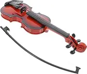 Toyvian Lifelike Violin Model Strings Boys and Girls Violin Toy Musical Instrument Adornment for Beginners