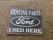 Ford Parts Here Repro Tin Sign