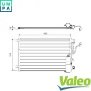 CONDENSER AIR CONDITIONING 822733 FOR NISSAN QASHQAI/+2/VAN K9K430/292 1.5L 4cyl