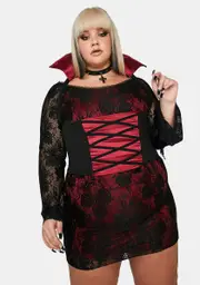 [Trickz N' Treatz] Plus Blood Thirsty Vampire Costume
