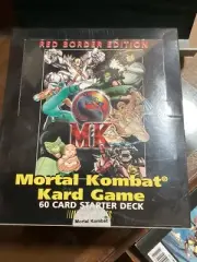 MORTAL KOMBAT KARD GAME RED BORDER EDITION *10 STARTER DECK SEALED DISPLAY BOX*