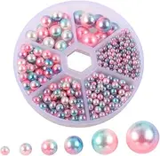 DECORNIJIA Faux Pearl DIY Accessories Fashion Embellishments for Hairbands Bags and Garment Decoration Durable Material with Flat Back for Easy Application of Craft Supplies