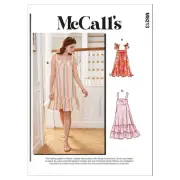 Misses' Sundress Sewing Pattern Kit, Code M8213, Sizes L-XL-2XL, Multicolor