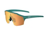 KOO Alibi Cycling Sunglasses - Persian Green Matt w/ Orange Lens
