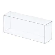 Acrylic Display Case Box Cube Storage Assemble Dustproof Showcase 41x11x15.5cm
