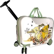[Fast Forward] Lion King Ride-On 18" Suitcase For Kids/Tow-Along Toddler Carry-On Luggage With Wheels