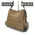 COACH 蔻馳 托特包 肩背包 F36424 SIGNATURE 日本直送 二手