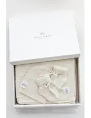 [Heirloom Cashmere] Cashmere Welcome Home Gift Box in Cream