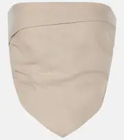 [Faithfull] Faithfull Antibes linen bandeau top AU 12 beige