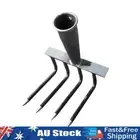 _ High Carbon Steel Gardening Weeding Rake Labour-Saving 4/7/9/12 Teeth Farm Too