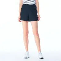在飛比找momo購物網優惠-【KING GOLF】實體同步款-女款簡約素面立體荷葉短褲/