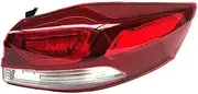 Tail Light Assembly For Hyundai For Elantra 2017 2018 2019 Rear Bumper Tail Light Brake Stop Reverse Lamp Taillight Taillamp LED Rear Lights(LED Outer Right)