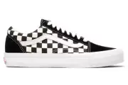 [VN0A4P3X639] Mens Vans VAULT UA OG OLD SKOOL LX 'CHECKERBOARD BLACK'