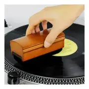 Record Cleaning Brush with Cleaning Fluid Set Wooden Handle GK-R11B