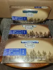 Enchanted Forest Indoor/outdoor 50 Blue Mini Christmas Lights: Brand New!1999
