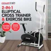New Powertrain ELLIPTICAL CROSS TRAINER EXERCISE BIKE MACHINE HOME GYM BICYCLE