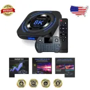 H618 Processor Android TV Box 12.0 with 3D & 8K Support - Includes Mini Keyboard