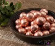 COPPER Sphere - Mini Cylindrical - Copper Anniversary Gift, Home Decor, E0292