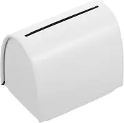 EXCEART Shaver Razor Disposal Container Safety Razor Case Blade Storage Case Blade Disposal Container Blades Case Blade Storage Holder Blade Case Wrought Iron Storage Box Portable White