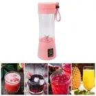 AU Portable Blender Juicer 6 Blades 380ml USB Rechargeable Portable Mini Fruit