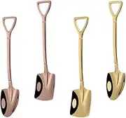 Luxshiny 4pcs Iron Catalpa Spoon Novelty Dessert Spoon Party Cake Spoon Watermelon Shovel Spoon Home Spoon Collectible Spoons Sugar Spoon Tea 304 Stainless Steel Mini Shovel