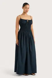 Claude Maxi Dress Navy - Final Sale