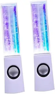 Led Light Show Speaker Mini Desktop Speaker Sound Changing Led Lights for Home/Office
