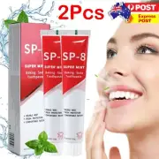 2PCS SP-8 Ultra Whitening Toothpaste,SP-8 Toothpaste,SP 8 Probiotic Toothpaste