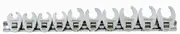 Sidchrome SCMT13200 - Crowsfoot Spanner Set 10 Piece 3/8 Drive Metric