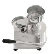 Koolmore Stainless Steel Burger Press Patty Maker for 4" Hamburgers in Silver