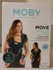 Moby Move All Position Baby Carrier Newborn To Toddler TWILIGHT BLACK