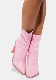 [Lemon Drop by Privileged] Candy Mooney Ankle Boots