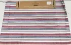 Set of 4 Same Textilene Placemats (13"x19") MULTICOLOR STRIPES, The Good Cook