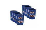 8x Annabel Trends Drink Can Cooler 10.5cm Stubby Beverage Holder Top of the Pops