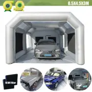 Inflatable Paint Booth 8.5X4.5X3M with Blowers Tkloop Inflatable Spray Booth