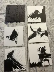 JOCK Batman Matching Limited Numbered Letterpress Art Print Set DC Comics Poster