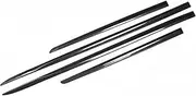 Compatible for Tesla Model 3 2024 Side Door Body Molding Strip Trim Cover Car Styling(Carbon Fiber)