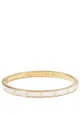 Kate Spade Spot the Spade Enamel Hinged Bangle Bracelet in White o0ru2565