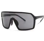 Madison Crypto Cycling Sunglasses Matt Black Frame / Black Mirror Lens