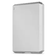 LaCie 4TB Mobile Drive USB 3.1 Type-C Portable Hard Drive - Moon Silver