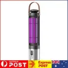 Household Mosquito Racket Silent Wall-Mounted Bug Zapper 4 Modes for Outdoor AU