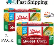 Libby's Whole Kernel Sweet Corn, 15.25 oz (6 Cans) 2 pack.