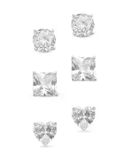 Sterling Forever Statement Stud Earrings, Set of 3