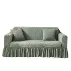 Elosung Elastic Sofa Cover Green (305 X 360Cm) Slipcovers
