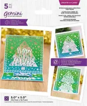 CC Gemini Create-A-Card Interchangeable Christmas Tree Frame Die