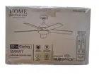 Home Decorators Carley 52" Integrated LED Indoor Matte Black Smart Ceiling Fan