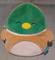 Squishmallows Avery the Mallard Duck Zipper Pouch Plush 8" Squishmallow NWOT