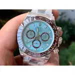 ROLEX 勞力士 男士手錶 N廠 迪通拿冰藍 4130 機芯 904鋼 男士機械錶特價*出售